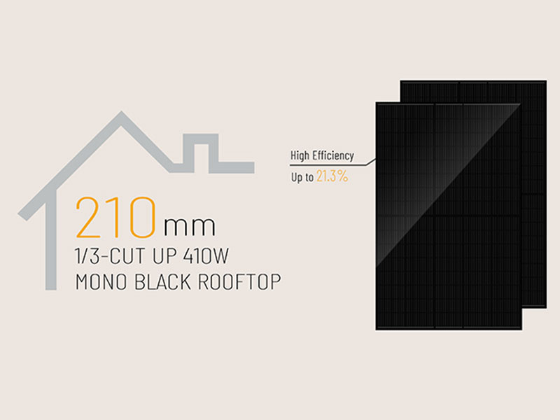 Солнечный модуль мощностью 410 Вт с элементом диаметром 210 мм готов к продаже.