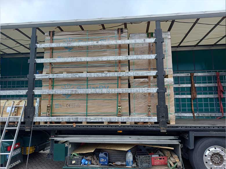 SpolarPV mono panels shipping