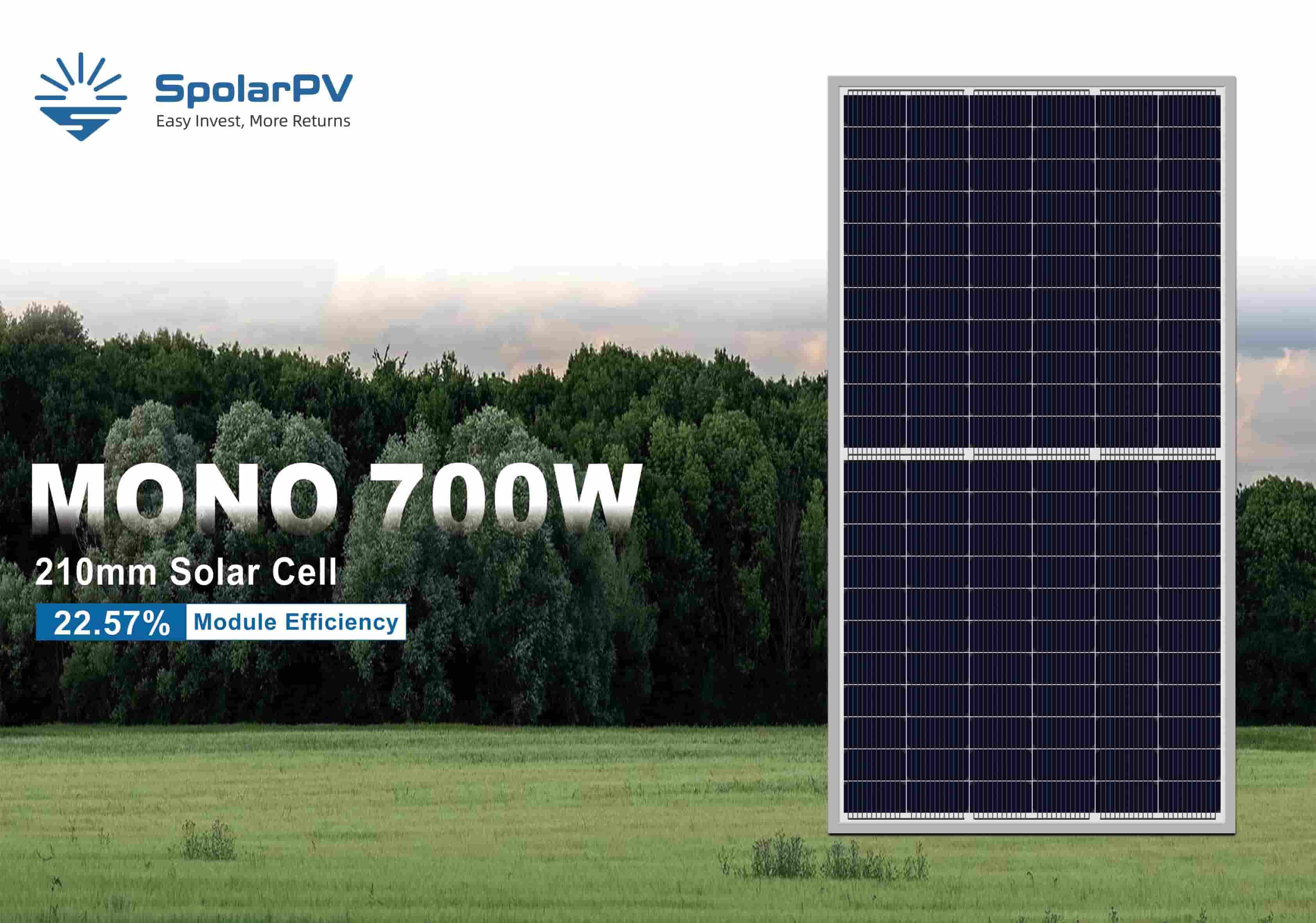 700w full black solar module 210mm