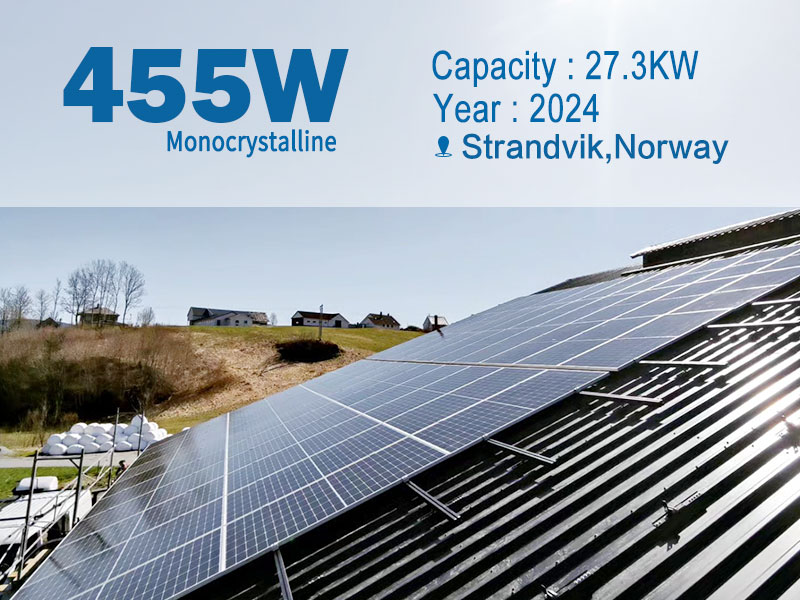 Практический пример: SpolarPV успешно завершила проект солнечной электростанции мощностью 27,3 кВт в Страндвике, Норвегия