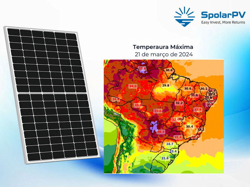 Эффективно используйте энергию Солнца с помощью SpolarPV во время жары в Бразилии