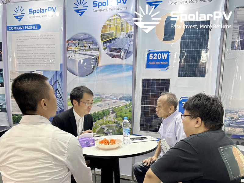 SpolarPV привлекает клиентов в первый день выставки ASEW 2024 в Таиланде